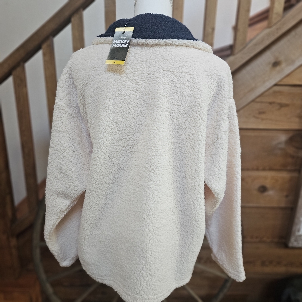 Disney Mickey Mouse Winter Fleece Pullover - Picture 6 of 9